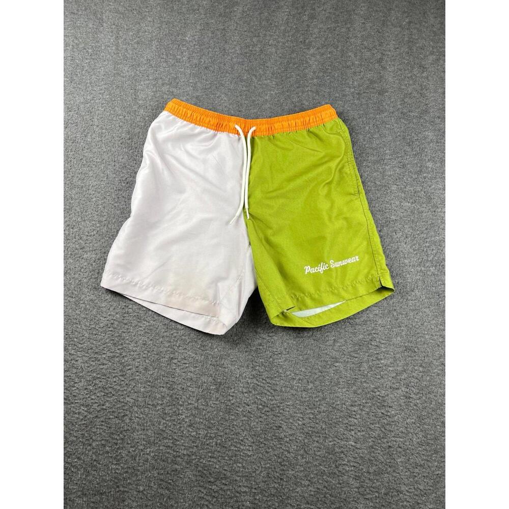 PACSUN Men's Colorblock Swim Trunks Size Small